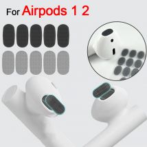 Für Apple Airpods 1 2 Kopfhöreranschluss, austauschbarer Staubfilter, Ohrhörer, staubdichte Mesh-Aufkleber, selbstklebendes Anti-Staub-Netz für Airpods