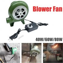 Elektrischer Gebläseventilator, Grillventilator, 100 V, 220 V, geeignet für Grill, Mini-Schmied, Forges-Gebläse mit Geschwindigkeitsadapter, AC100–240 V, M89B