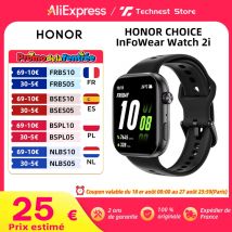 Versión Global HONOR CHOICE InFoWear Watch 2i Smartwatch 1.85inches AMOLED Screen All-Day Health Monitoring Bluetooth Call