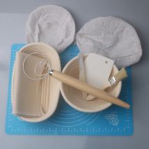 Sourdough Fermentation Basket Natural Rattan Banneton European Country Bread Baking Tools Dough Proofing Basket With Liner