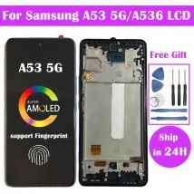 Super AMOLED For Samsung Galaxy A53 5G Display A536U A536B A5360 LCD Screen With Touch Screen Panel Digitizer Replacement Parts