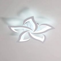 Luz de techo LED, lámpara de techo moderna 60W 4500LM, lámpara de techo de pétalos moderna para sala de estar cocina baño dormitorio