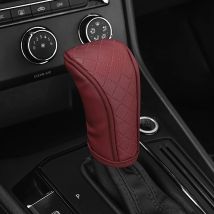 1PC Hohe Qualität Auto Shift Griff Abdeckung PU Leder Nicht-rutsch Verschleiß-beständig Universal Auto Automatische Getriebe mantel Auto Dekoration