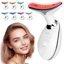 EMS Facial Massager Neck Beauty Microcurrent Facial Massager Red Light Skin Tightening Neck Face Lifting Massager Beauty Device