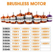 Motore Brushless 2-3S 4S 5S D2830 D2826 D3548 D3542 D3536 D3530 Per RC Mini Multicopters Aereo Aereo ad ala fissa