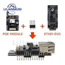 ETH01-EVO ESP32-C3 WiFi Bluetooth-kompatibel Ethernet 3 in 1 IoT Gateway Reserve Poe Position Kommunikation Gateway