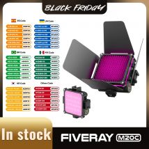 ZHIYUN oficial FIVERAY M20C RGB 20W M20 luz LED para vídeo 2500K-10000K luces de fotografía lámpara de relleno Control por aplicación para estudio fotográfico