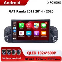 7 "4G Per FIAT Panda 2013 2014 - 2020 Auto Carplay Auto Android Radio di Navigazione GPS Lettore Video Multimediale 4G WIFI DSP