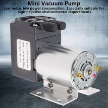 Vakuumpumpe Unterdruck-Saugpumpe Gleichstrom 12V 5l/min kPa Mini-Vakuumpumpe Unterdruck-Saugpumpe mit Halter