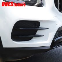 Per Mercedes Benz Classe GLB X247 2020 2021 2022 Accessori Auto Corpo Anteriore Fendinebbia Paraurti Griglia di Aspirazione Aria Doghe Copertura adesivo