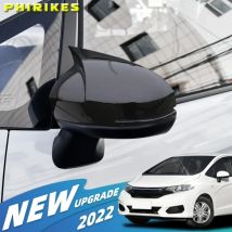 Seitliche Rückspiegel kappe Flügels piegel abdeckung passend für honda fit jazz gk5 2013-2016 Autozubehör
