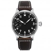 Corgeut Vetro zaffiro di lusso Quadrante 42 mm St3600 o ETA6497 Movimento a carica manuale Cassa in acciaio 316L Orologio da uomo 30 M Resistente all'acqua