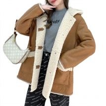 Genuine Sheepskin Leather Coats 2022 New Women Hooded Merino Shearing Fur Coats Winter Warm Fur Lining Jacket Overcoat ZJN5184