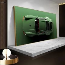 Pósteres e impresiones de coches deportivos de lujo modernos, pintura en lienzo de carreras de gran tamaño, arte de pared de supercoche para sala de oficina, decoración del hogar