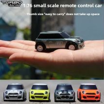 Turbo Racing RC 1:76 Electric Remote Control Mini Car 2.4GHz Desktop Remote Control Drift Car Model Toy Gift
