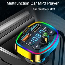 Bluetooth 5.0 FM-Transmitter Freisprecheinrichtung Auto MP3-Player mit 20 W USB Super Quick Charge Adapter für Auto