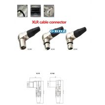 Neutrik's RC4MR/RC4FR  4 Core Bent 90 ° XLR Balanced Plug r Audio XLR Welding Connection