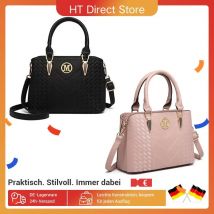 Borsa da donna Miss Lulu, borsa con manico medio modello litchi, borsa a tracolla elegante in maglia di alta qualità