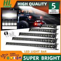 HAOLIDE Super Slim 32 "Barretta luminosa a Led da 50 pollici Faretto da lavoro a Led Fascio di inondazione per camion Auto Trattore 4x4 SUV ATV Barra a Led Off Road