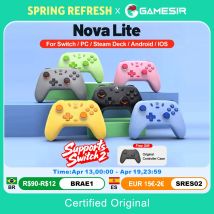 GameSir Nova Lite Gamepad PC Switch 2 Controller di gioco per Nintendo Switch 2 Switch Steam iOS Android Effetto Hall Josticks