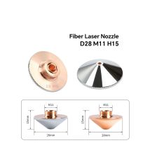Fiber Laser Nozzle D28 M11 H15 Nozzles 1.2 1.5 2.0 2.5 3.0 Single Double Chrome Raytools Nozzle for Laser Cutting Machine