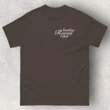 Sunday Running Club Wellness T-Shirt Health Runner Tennis Varsity 90er Sportliche Ästhetik
