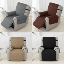 Gesteppte Liegesofa-Matte, einfarbig, rutschfeste Sofabezüge, Sessel-Schonbezüge, 1-Sitzer, für Haustiere, Kinder, Akzent-Couchkissen, Zuhause