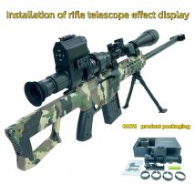 Megaorei Night Vision Rifle Sight 1080P Camera/Video AI ZOOM 1X-8X Long Range Shooting Animal Observation Telescope