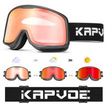 KAPVOE Nuovo OTG Occhiali da sci fotocromatici da snowboard Donna Uomo Sport all'aria aperta Occhiali da sci UV 400 Occhiali di protezione dalla neve invernale