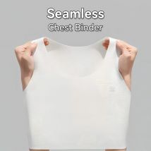 Traceless Pullover Brustbinder, kein Metall, kein Haken, nahtloser Brustbinder