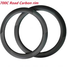 Bicicleta de carretera 700c, diseño especial, llanta de estilo de 6 segmentos, llanta de carbono de 26mm de ancho, llanta Tubular para cubierta sin cámara, llantas de carbono para bicicleta de