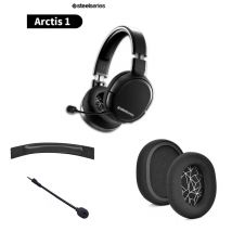 Original-Ersatzteile für SteelSeries Arctis 1-Gaming-Kopfhörer, Ersatz-Ohrpolster, Ohrenschützer, Stirnband, Kissen, Mikrofon