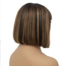 180D Pixie Cut Perücken 1b/27 Echthaar Ombre Pixie Perücken für schwarze Frauen 100 % Echthaar kurze Perücken maschinell hergestellte Perücken