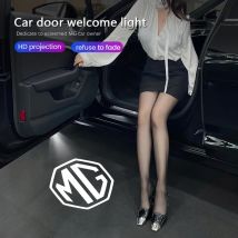 Car Door Badge Projection Light Car Emblem Welcome Lamp For MG 4 5 6 7 Cyberster ES5 ONE MG5 Scorpio ZS HS MARVEL-R Hector MG3