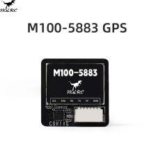 HGLRC M100-5883 M10 GPS-Modul mit Kompass, Keramikantenne, integrierte LED-Anzeigen, 21 x 21 mm, für RC-Flugzeug, FPV, große Reichweite