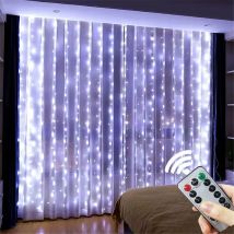 600/300 LED Fenster Vorhang String Licht Hochzeit Party Haus Garten Schlafzimmer Outdoor Indoor Wand Dekorationen