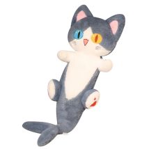 Heißer Kawaii Big Eyes Shark Katze Plüsch Spielzeug Gefüllte Nette Katzen Puppe Schöne Tier Kissen Weiche Cartoon Kissen Kinder Weihnachten geschenk