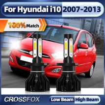 H4 LED Auto Faro Lampadine 20000LM CSP Chip Auto Lampade 6000K 12V Luci Auto Per Hyundai i10 2007 2008 2009 2010 2011 2012 2013