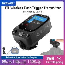 NEEWER QZ-N TTL Bezprzewodowy Nadajnik Wyzwalający Lampę Błyskową Kompatybilny z Aparatami Nikon Z9 Z8 Z6II Z7II Z5 Z50 D850 D3500 D7500