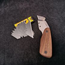 Hochwertiges Lederhandwerk, Allzweckmesser, austauschbare, abschließbare Klinge, Schälschneider, DIY, Schneiden, Handwerkzeuge, DIY