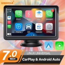 SINOVCLE 7 "Touchscreen Auto Radio Multimedia Player Drahtlose Carplay Android Auto USB/AUX/TF Für Nissan Toyota VW Universal