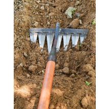 Weeding Hoe Rake Farm Tool Weeding Scarifier Artifact Agricultural Tools Tooth Nail Harrow Metal Harrow Gardening Weeding Tools