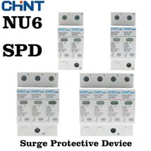 CHNT CHINT Überspannungsschutzgerät 1P 2P 3P 4P 15kA 40KA 65KA 100KA NU6-II 40/385 Überspannungsableiter Schützen elektrische SPD 385V AC