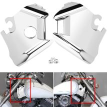 Motorrad Chrom Front rahmen Seite Motorhaube Hals abdeckung Zubehör für Yamaha V-Star Dragstar xvs400/650 2015-2018
