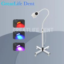 GreatLife Mobile Dental Teeth Whitening Machine 10 Lights LED Cold Blue Red Purple Lights Tooth Bleaching Light