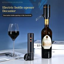 Wiederaufladbarer elektrischer Dekanter mit schneller Vakuumpumpe, automatisches Weinöffner-Set, Weinbelüfter, elektronischer schneller Dekanter