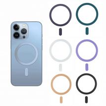 Anello piastra metallica per adesivo Magsafe Anello di supporto magnetico Caricatore wireless universale Foglio per telefono cellulare per iPhone 16 17 Xiaomi