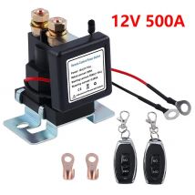Relè interruttore batteria 12V 500A telecomando scollegamento batteria Cut Off isolatore interruttore principale antifurto per rimorchio camion Auto