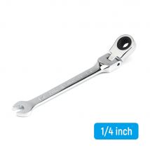 1pc 1/4 Zoll Imperial Größe Ratsche Spanner Flexible Kopf Universal Hand Werkzeuge Auto Reparatur Werkzeug
