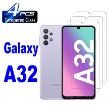 Vetro temperato 9H da 2/4 pezzi per Samsung Galaxy A32 4G 5G HD protezione schermo in vetro